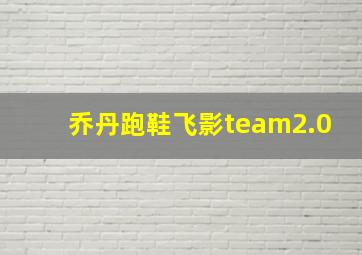 乔丹跑鞋飞影team2.0