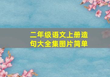 二年级语文上册造句大全集图片简单