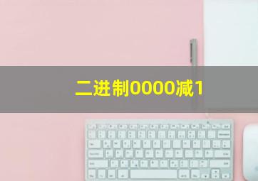 二进制0000减1