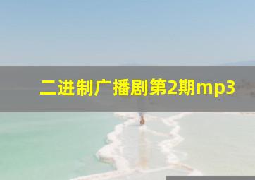 二进制广播剧第2期mp3