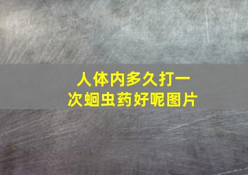 人体内多久打一次蛔虫药好呢图片