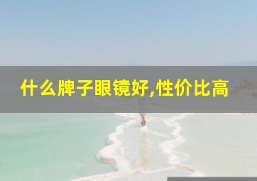 什么牌子眼镜好,性价比高