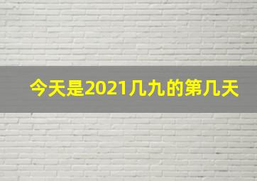 今天是2021几九的第几天