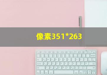 像素351*263