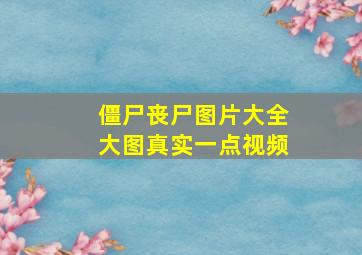 僵尸丧尸图片大全大图真实一点视频