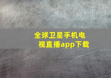 全球卫星手机电视直播app下载