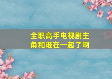 全职高手电视剧主角和谁在一起了啊