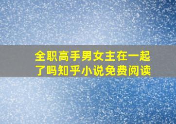 全职高手男女主在一起了吗知乎小说免费阅读