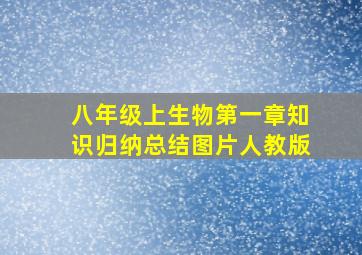 八年级上生物第一章知识归纳总结图片人教版