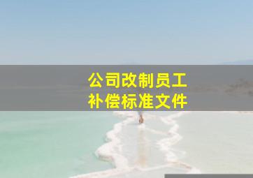 公司改制员工补偿标准文件