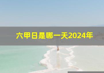 六甲日是哪一天2024年