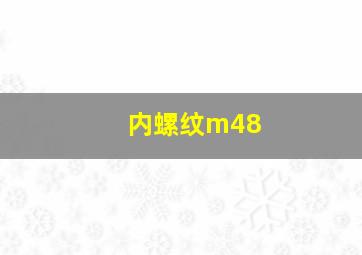 内螺纹m48