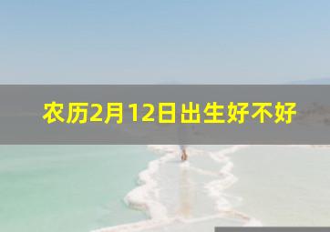 农历2月12日出生好不好