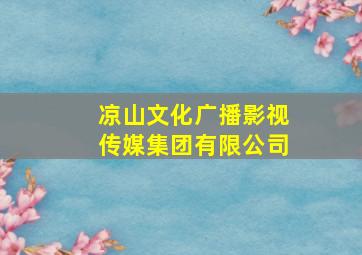 凉山文化广播影视传媒集团有限公司