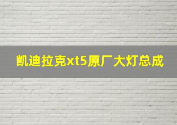 凯迪拉克xt5原厂大灯总成