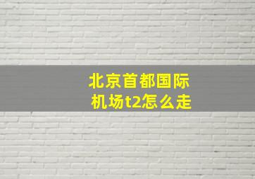 北京首都国际机场t2怎么走