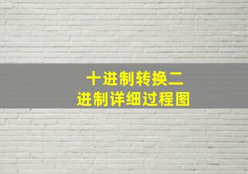 十进制转换二进制详细过程图