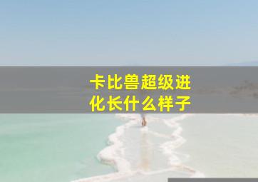 卡比兽超级进化长什么样子