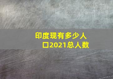 印度现有多少人口2021总人数