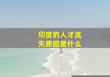 印度的人才流失原因是什么