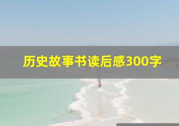 历史故事书读后感300字