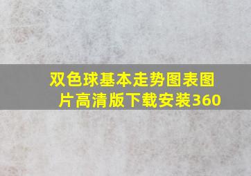 双色球基本走势图表图片高清版下载安装360