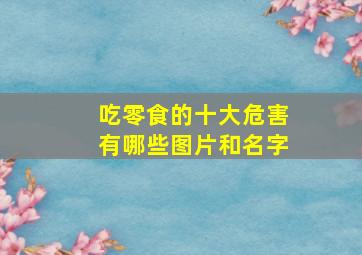 吃零食的十大危害有哪些图片和名字