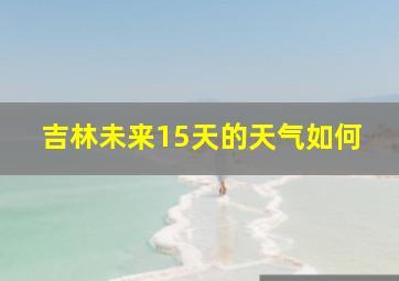 吉林未来15天的天气如何