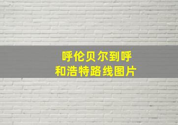 呼伦贝尔到呼和浩特路线图片