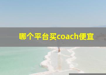 哪个平台买coach便宜