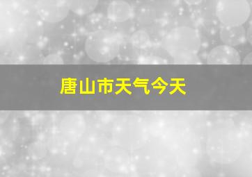 唐山市天气今天