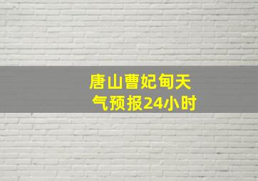 唐山曹妃甸天气预报24小时