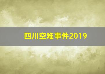 四川空难事件2019