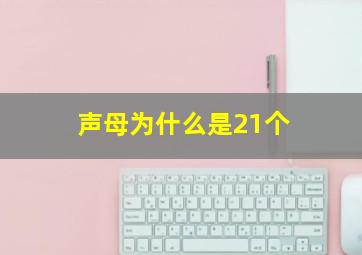 声母为什么是21个