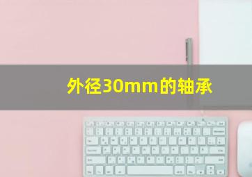 外径30mm的轴承