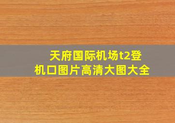 天府国际机场t2登机口图片高清大图大全