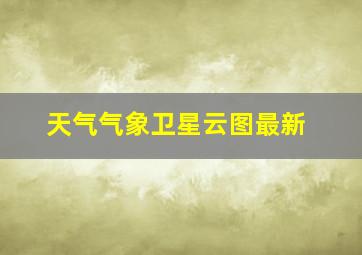 天气气象卫星云图最新