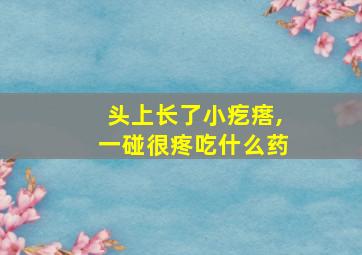 头上长了小疙瘩,一碰很疼吃什么药