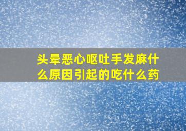 头晕恶心呕吐手发麻什么原因引起的吃什么药