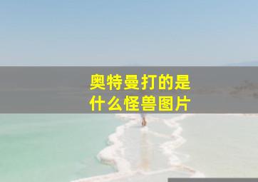 奥特曼打的是什么怪兽图片