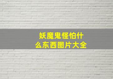 妖魔鬼怪怕什么东西图片大全