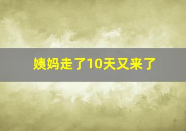 姨妈走了10天又来了