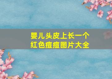 婴儿头皮上长一个红色痘痘图片大全