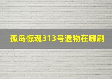 孤岛惊魂313号遗物在哪刷