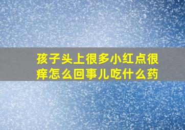 孩子头上很多小红点很痒怎么回事儿吃什么药