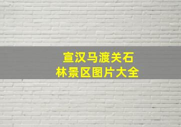 宣汉马渡关石林景区图片大全