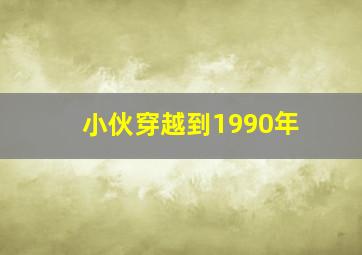 小伙穿越到1990年