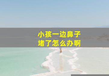 小孩一边鼻子堵了怎么办啊