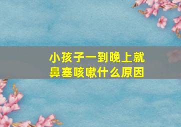 小孩子一到晚上就鼻塞咳嗽什么原因