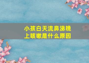 小孩白天流鼻涕晚上咳嗽是什么原因